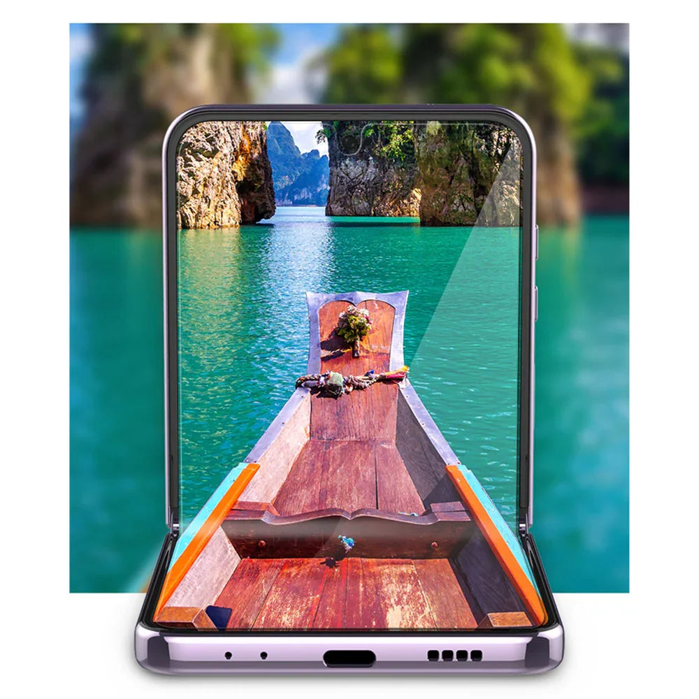 Araree Pure Diamond Eup Film For Z Flip 4 - Clear (2 Pcs) - Tashqila Araree Pure Diamond Eup Film For Z Flip 4 - Clear (2 Pcs) - Tashqila